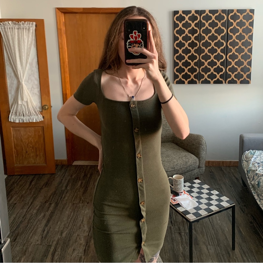 Urban outfitters button down dress